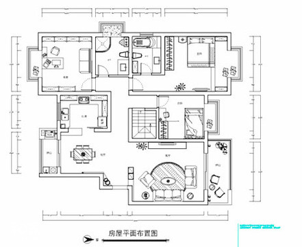 房屋平面图及对应尺寸